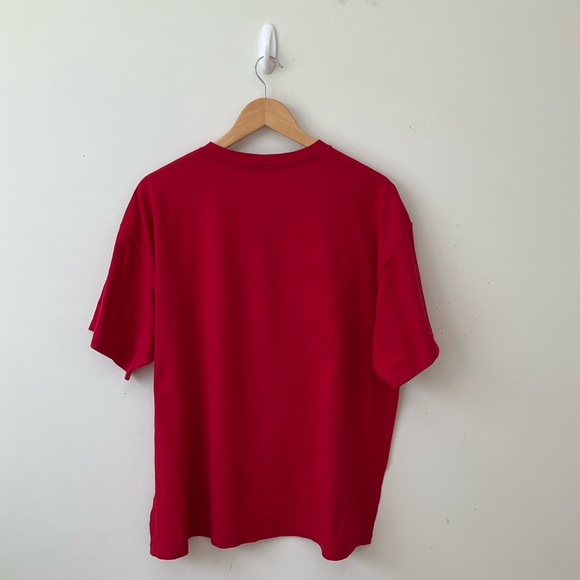 Peanuts T shirt Mens XL Red Short Sleeves Round Neck Graphic Christmas T… - Picture 2 of 5